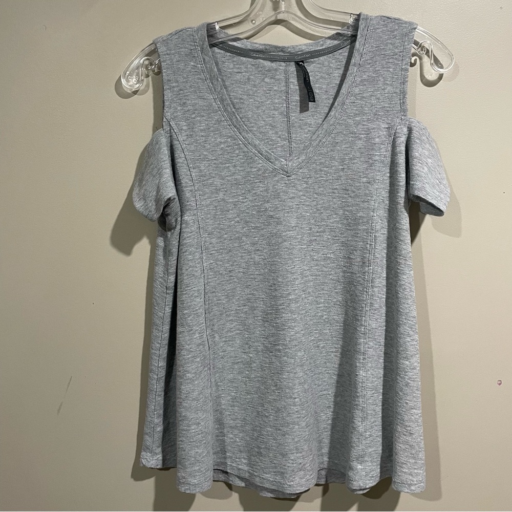 Calvin Klein Performance Cold- Shoulder Top